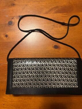 Unbranded Black Satin Evening/Crossbody Bag GUC 😊😊